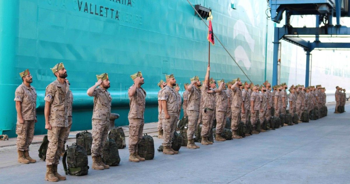 Despiden en Melilla a militares que se desplegarán en Iraq