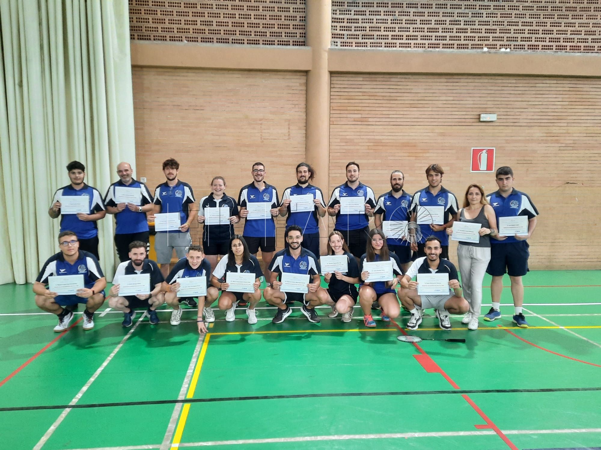 Exitoso curso de formación de Monitor de Bádminton