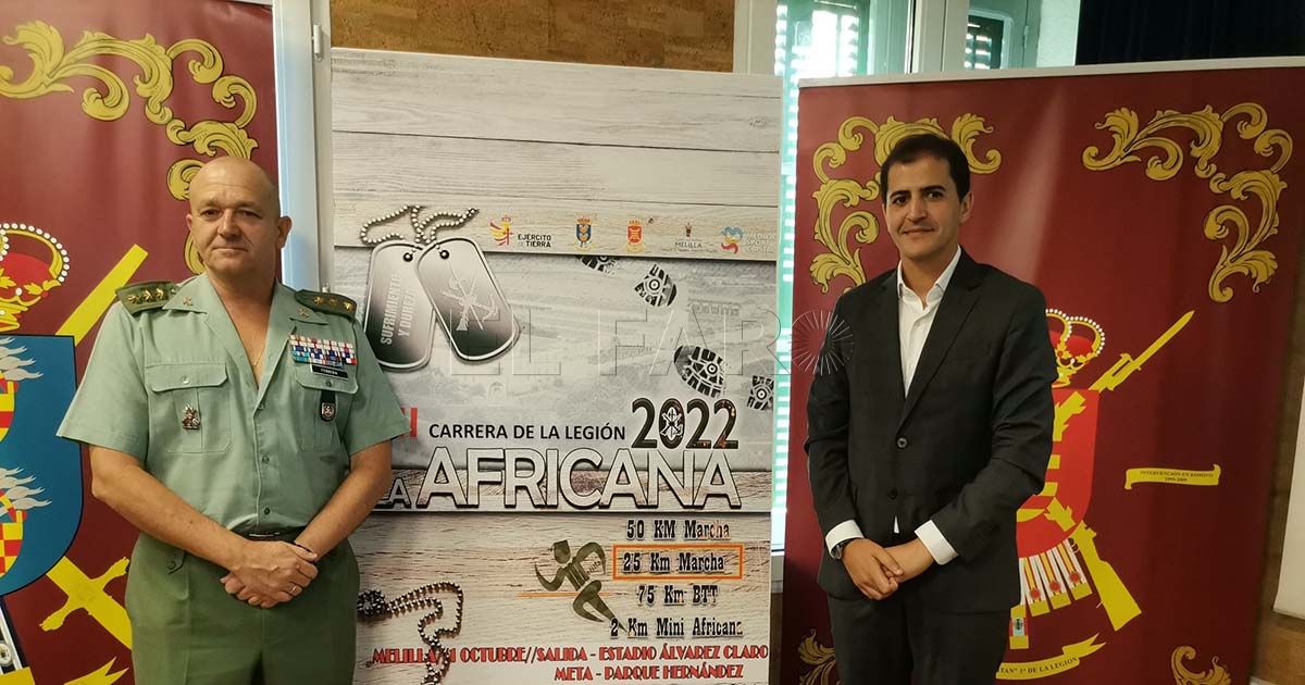 La VIII Carrera de la Legión en Melilla vuelve tras dos años de ausencia