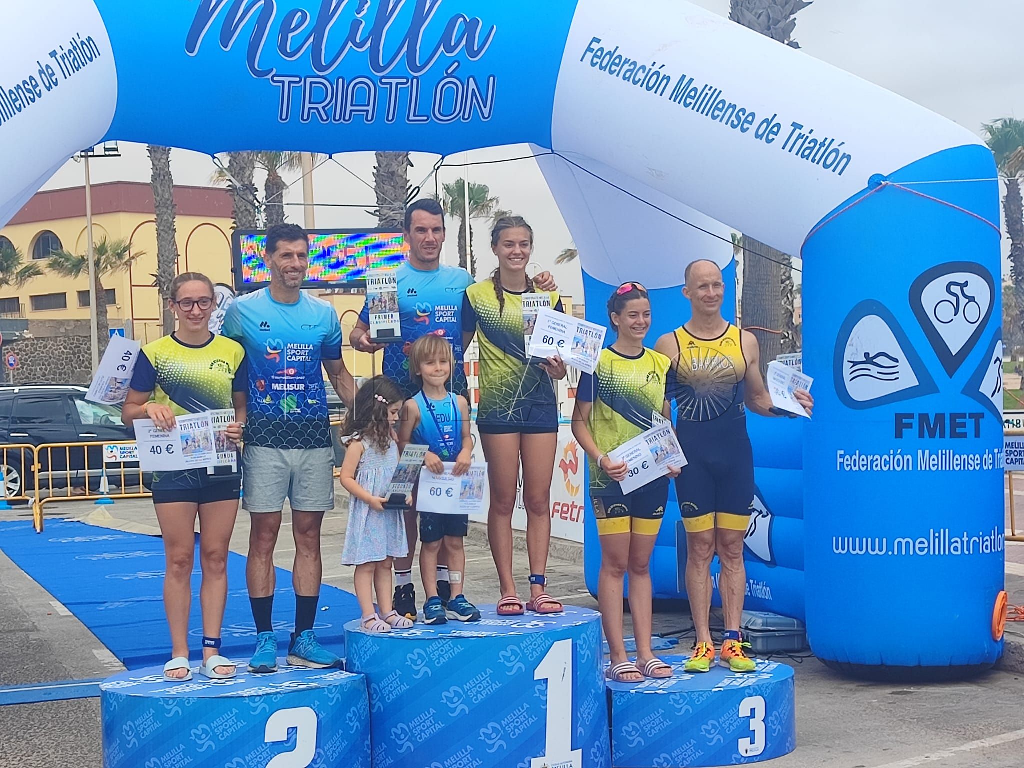 Eduardo Calderay y Nerea Luna ganan el Campeonato Autonómico de Triatlón