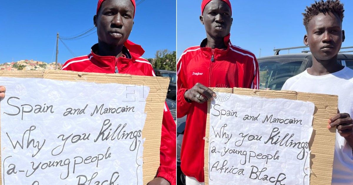 "¿Por qué no nos dejan entrar en España si saben que somos de Sudán y necesitamos asilo?"