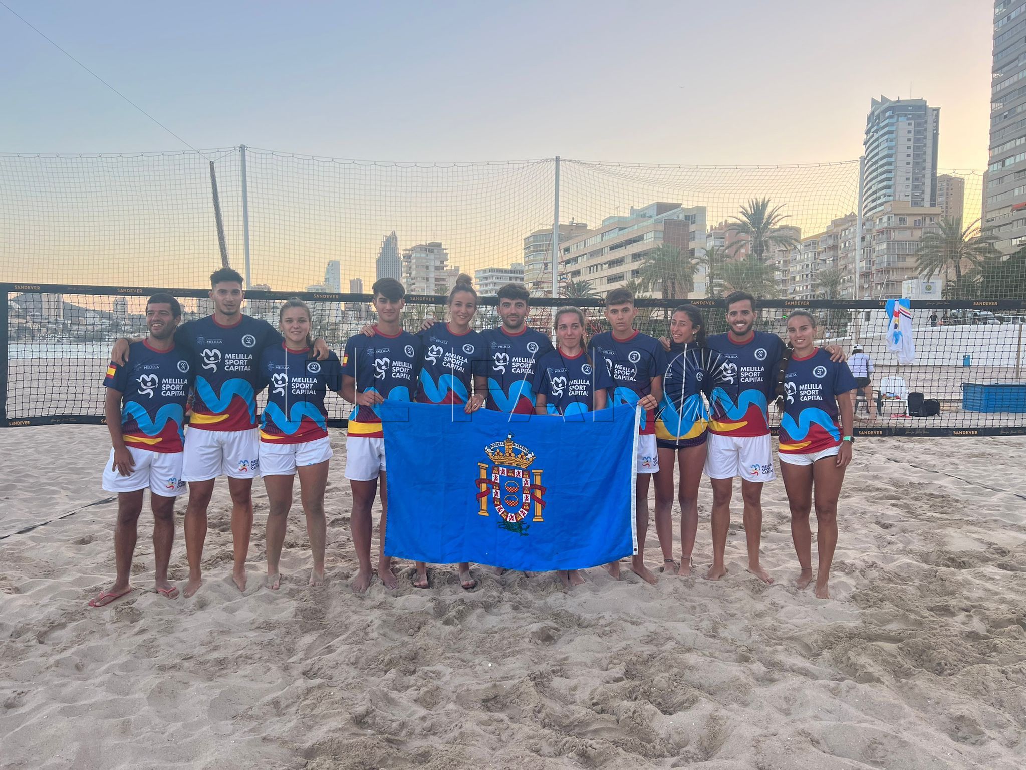Melilla, bronce en el Campeonato de España de tenis playa por comunidades 2022