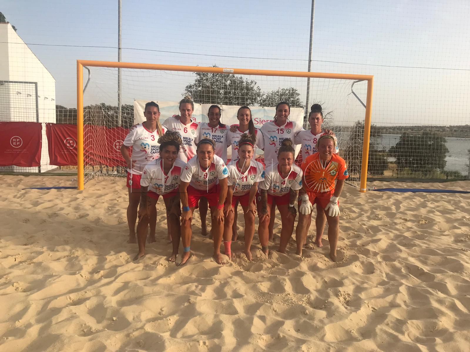Buena participación de los equipos melillenses en el fútbol playa nacional
