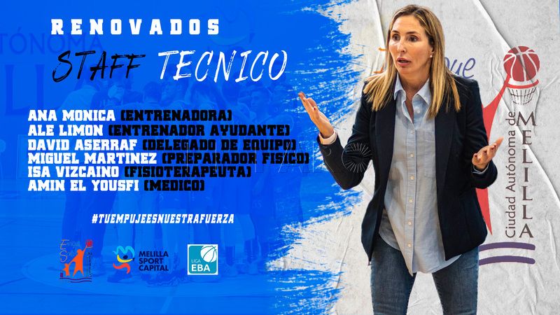 Ana Mónica Rodríguez seguirá como entrenadora del Liga EBA del MSC Enrique Soler