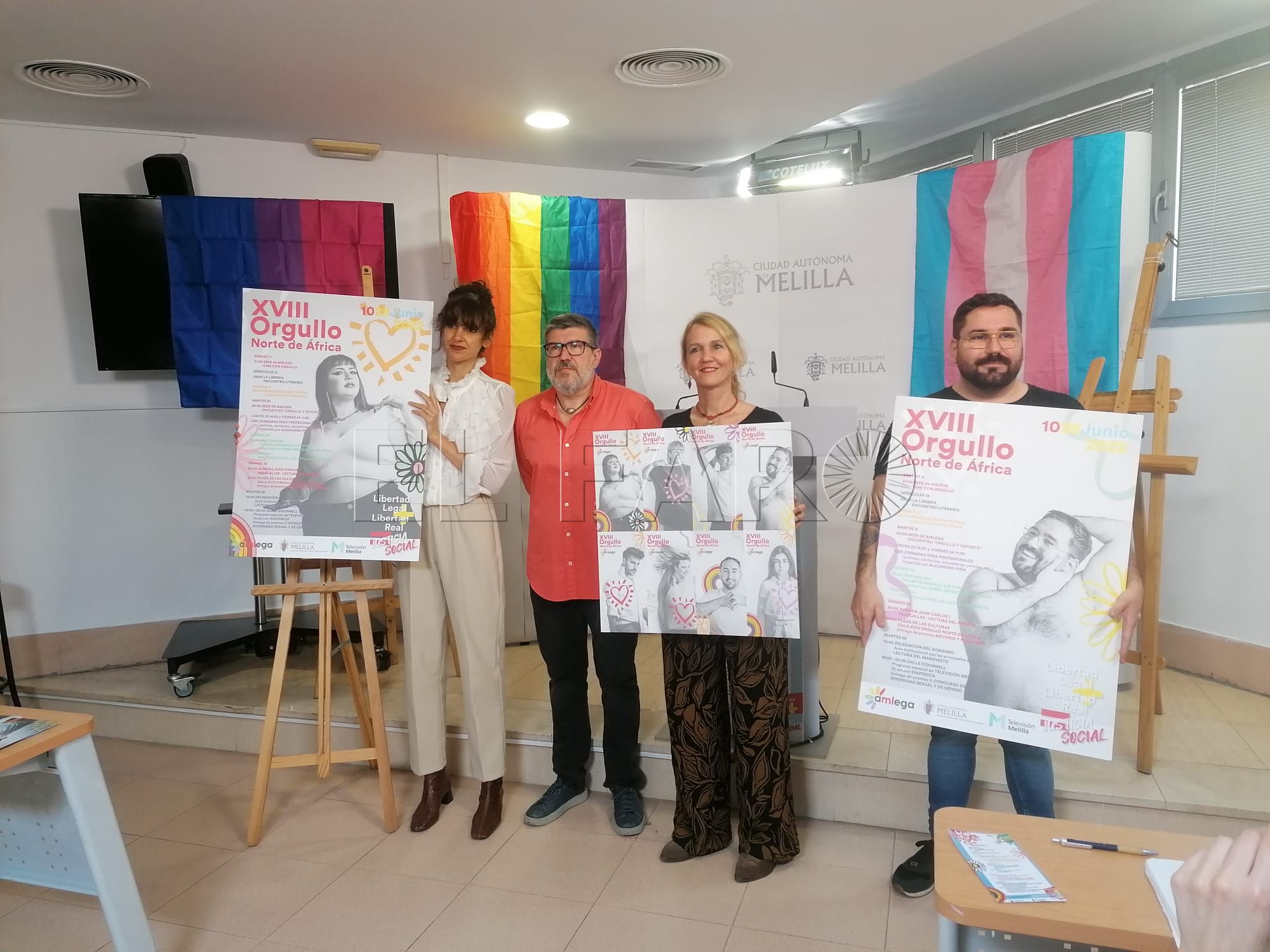 Encuentros literarios, cinéfilos y educativos por el Orgullo LGTB de Melilla