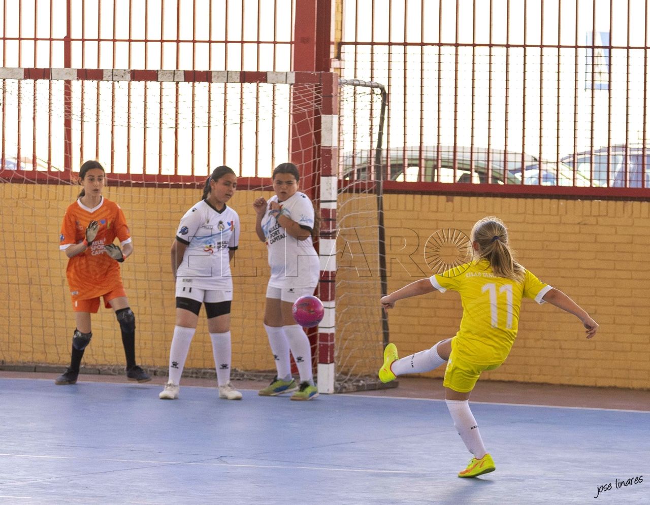 Este lunes se disputan las semifinales de la II Liga Escolar Femenina de Fútbol Sala