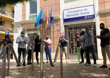 Manifestación de Stop Desahucios Melilla.