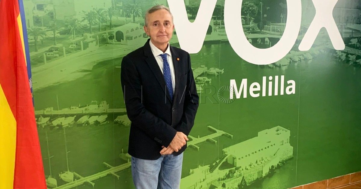 José Miguel Tasende, presidente de Vox Melilla.