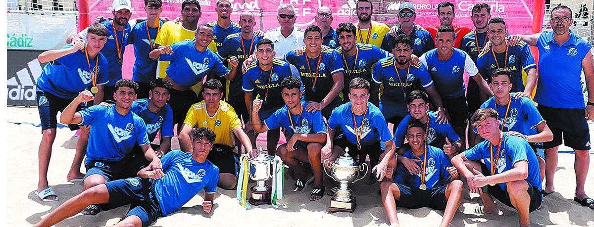 El fútbol playa melillense, una gran potencia a nivel nacional