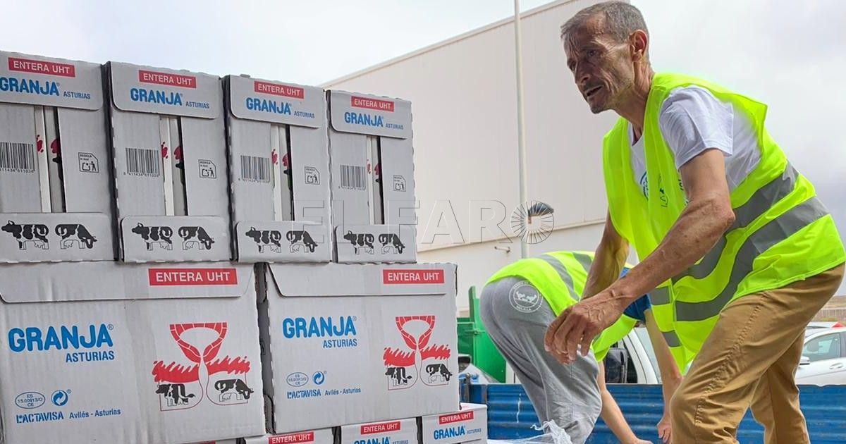 El Banco de Alimentos inicia el reparto