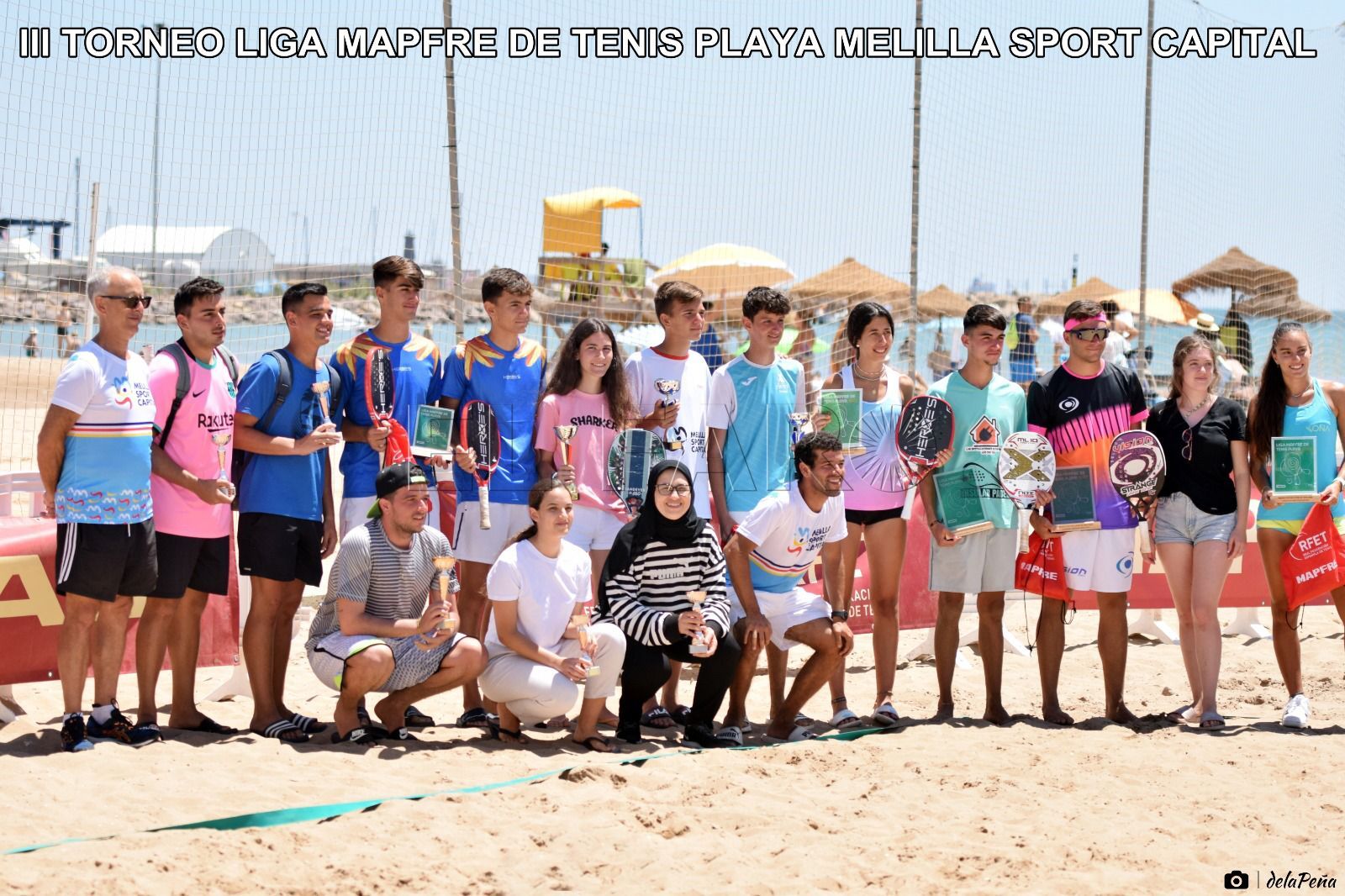 Altísimo nivel de tenis playa nacional en la arena de Melilla