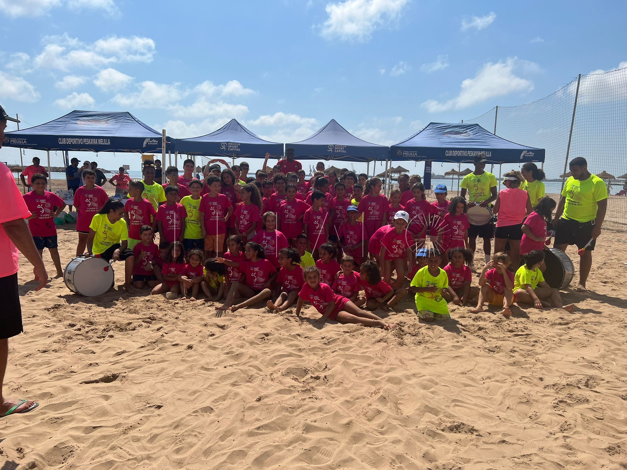 Fin a los primeros participantes del II Campus de Voley Playa
