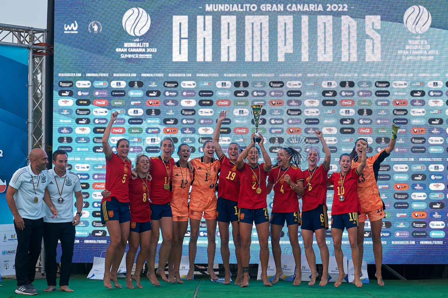 Lorena Asensio, protagonista del Mundialito 2022 con la Selección Española Femenina de Fútbol Playa