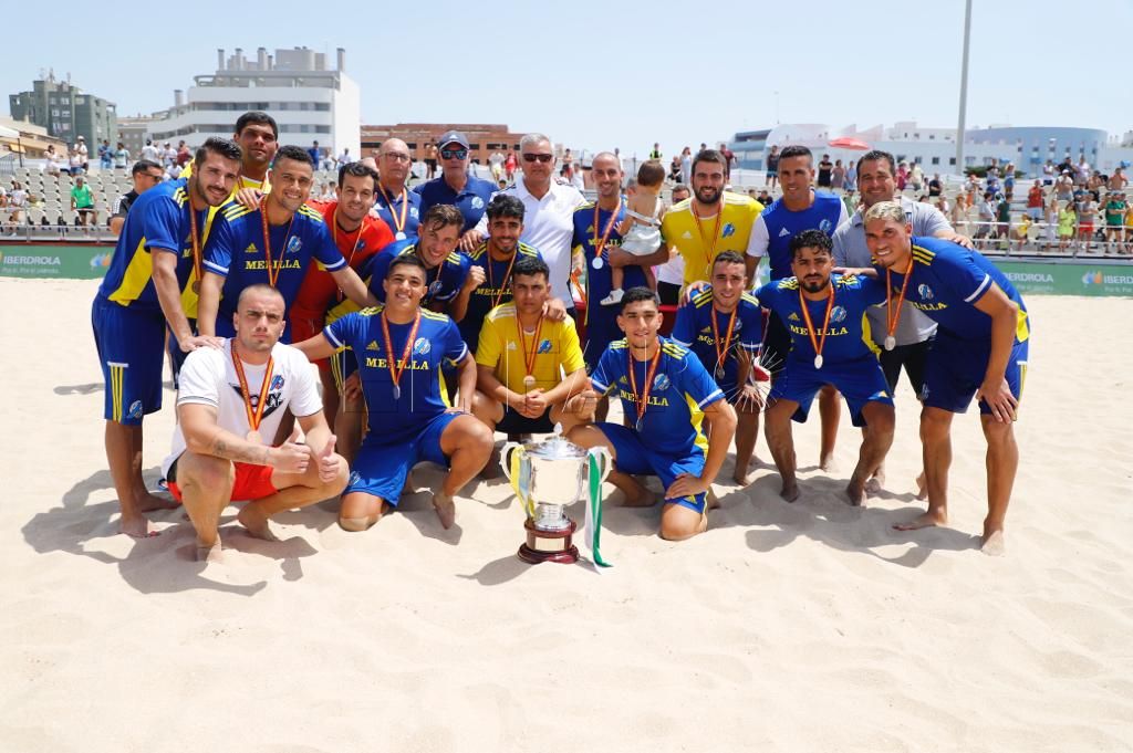 Andalucía le quita el título a Melilla en el Nacional senior masculino de fútbol playa