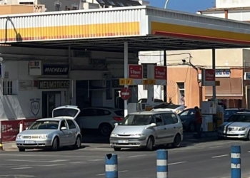 Gasolinera en Melilla.