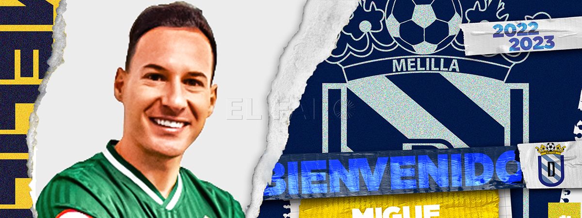 Miguel García, polivalencia y gol para el cuadro de la UD Melilla