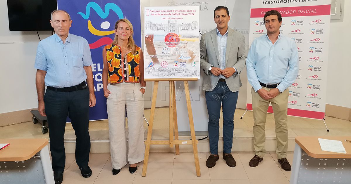 Sale a escena el campus de tecnificación nacional e internacional de fútbol playa