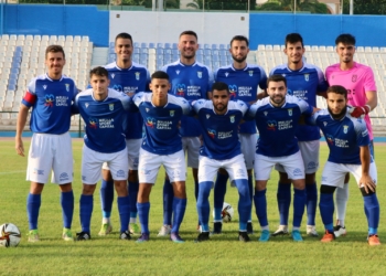 Once inicial que puso en liza el técnico de la escuadra melillense, Miguel Rivera, en el primer partido de pretemporada disputado en la tarde de ayer en el Álvarez Claro.