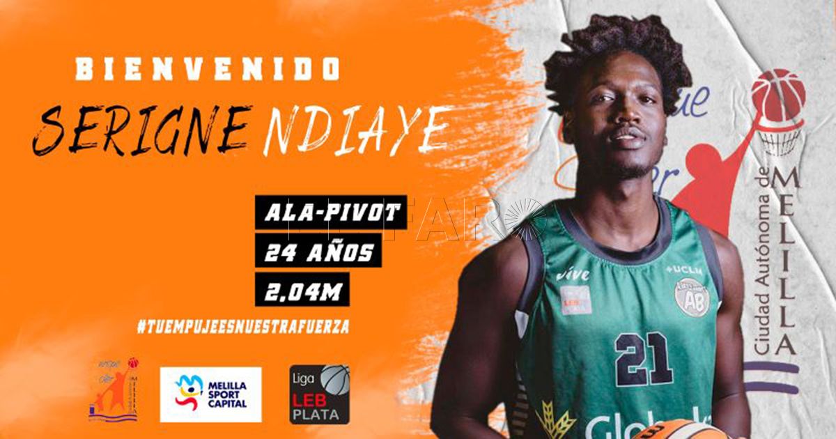Serigne Ndiaye aterriza en el Melilla Sport Capital Enrique Soler LEB Plata