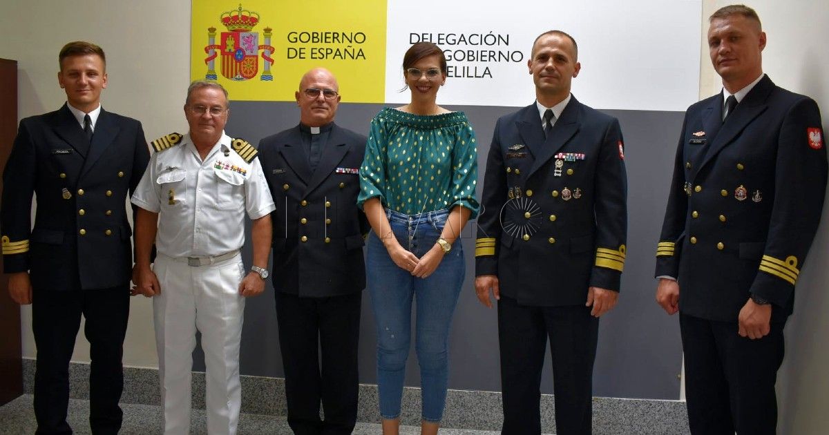 Ya está en Melilla el buque escuela de la Armada de Polonia