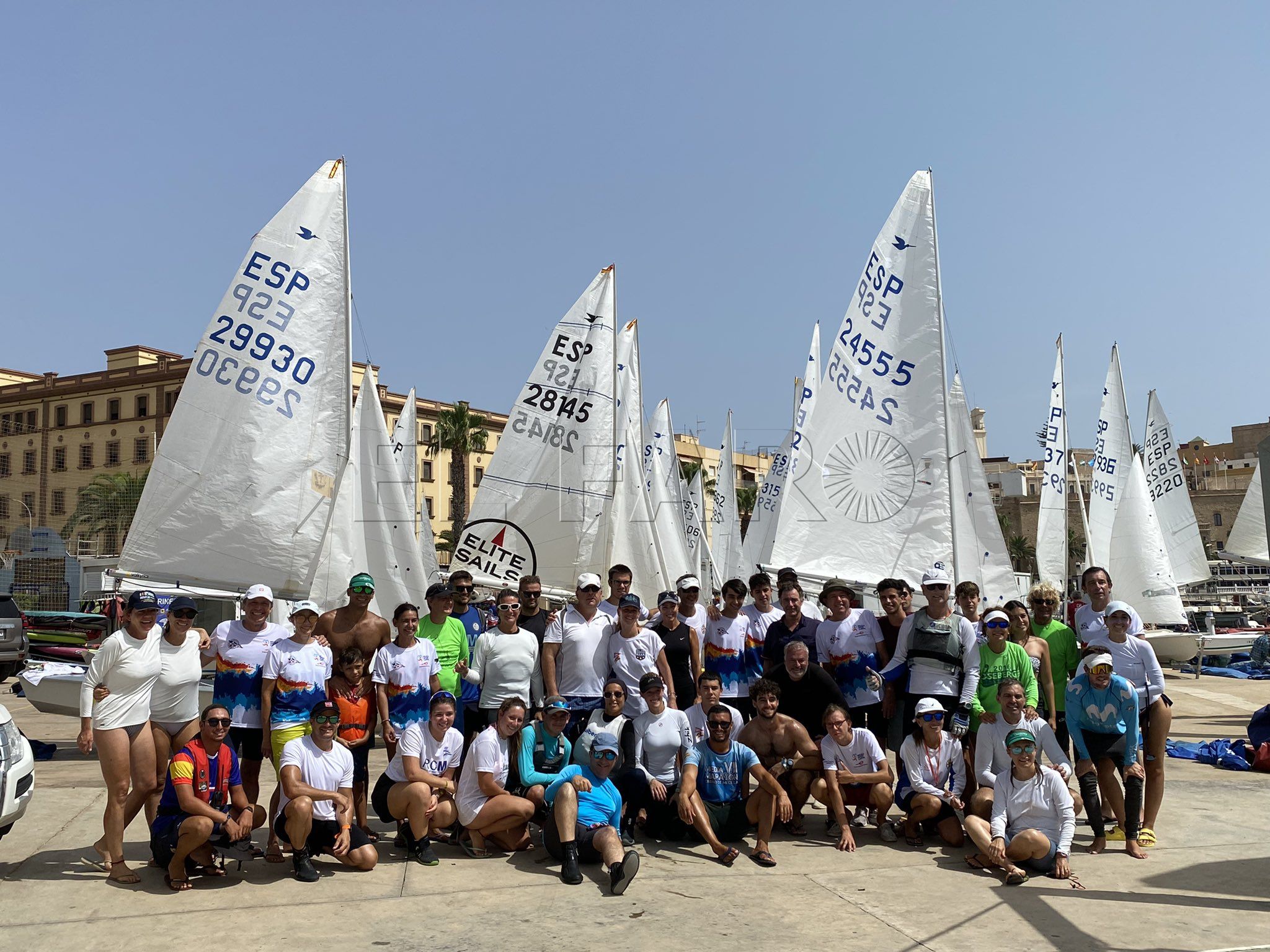 Complicada jornada para los regatistas en la primera jornada del II Trofeo de Vela Ligera Club Marítimo – Melilla Sport Capital