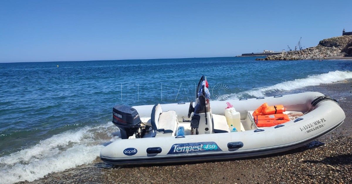 Llega una patera a Horcas Coloradas