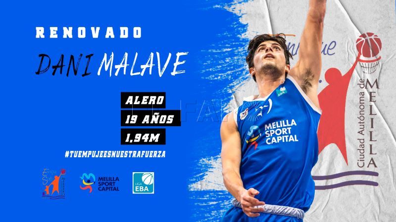 Dani Malavé continuará en el EBA del Melilla Sport Capital Enrique Soler