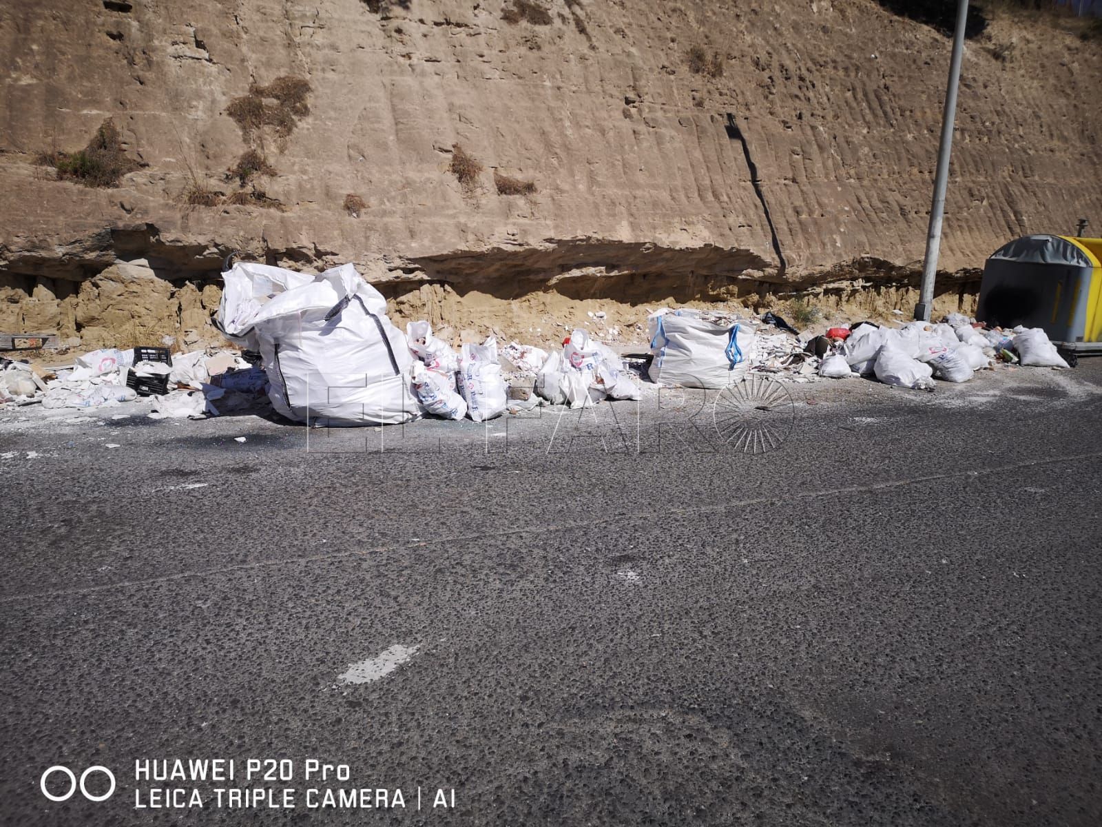 Protestas de los vecinos de la Cañada de Hidum