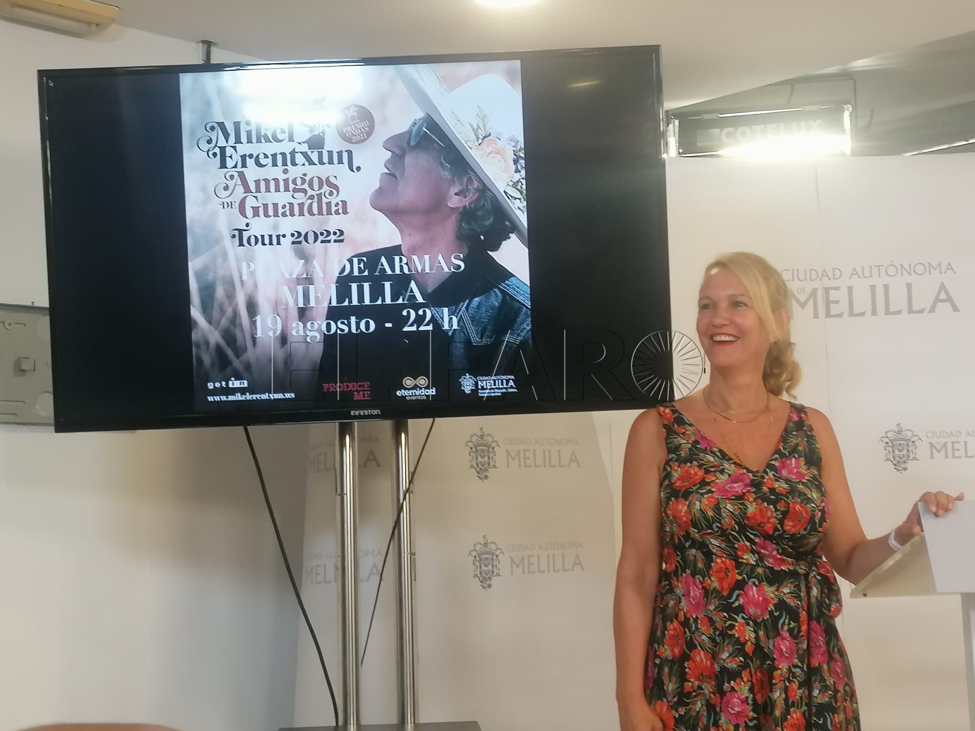 Mikel Erentxun actuará en Melilla el próximo 19 de agosto