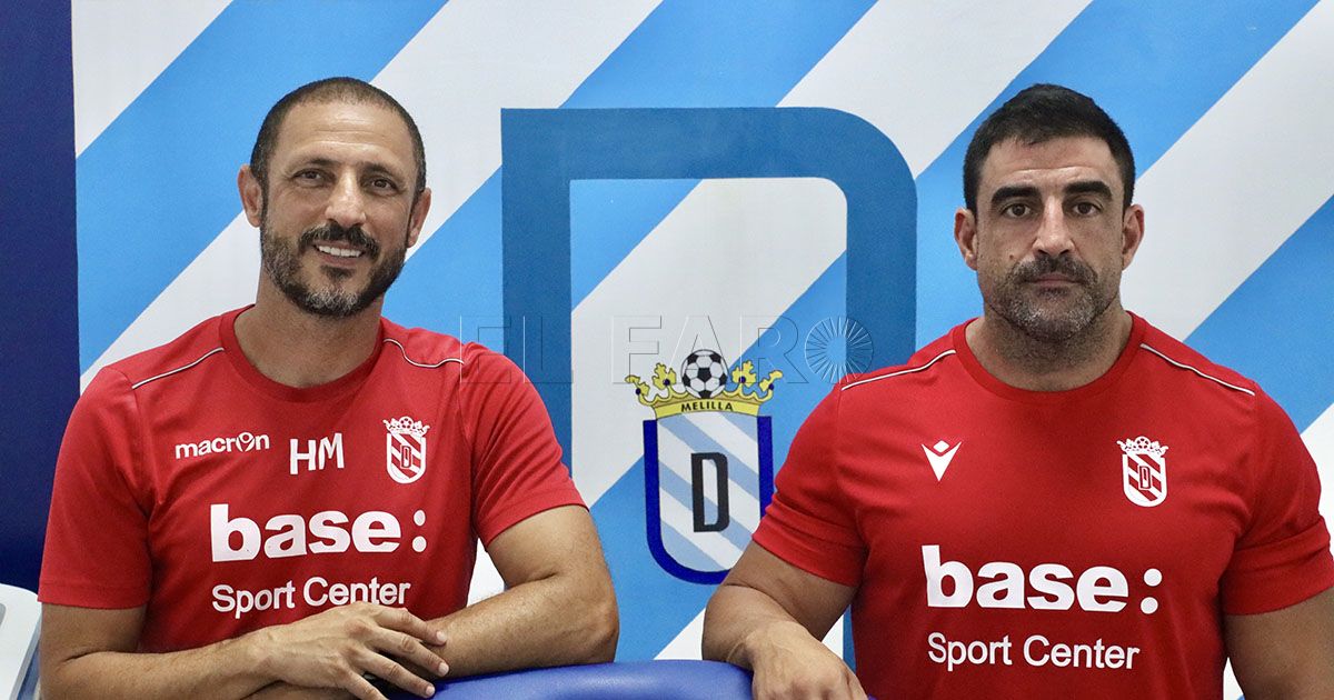 Paco López y Halee Mohand, las manos que velan por los jugadores de la UD Melilla