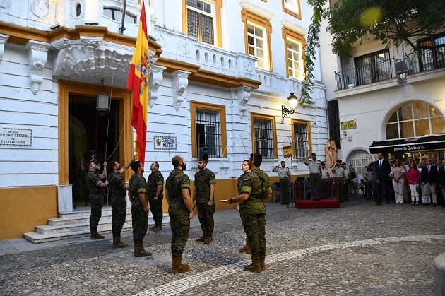 La Unidad Logística nº 24 realizará el solemne acto de arriado de bandera este jueves