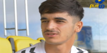El futbolista melillense continúa su formación en las filas de la Unión Deportiva Las Palmas ‘C’