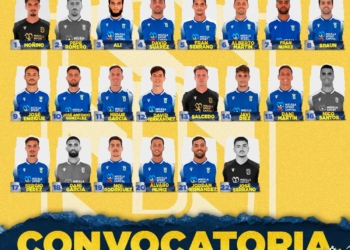 Pepe Romero, Nico Santos, Dani García y el cancerbero José Serrano son los jugadores que no han entrado en la lista de convocados por Miguel Rivera para este primer encuentro copero.