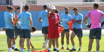 La escuadra azulina tan solo ha tenido un entrenamiento para preparar el envite copero en tierras extremeñas.
