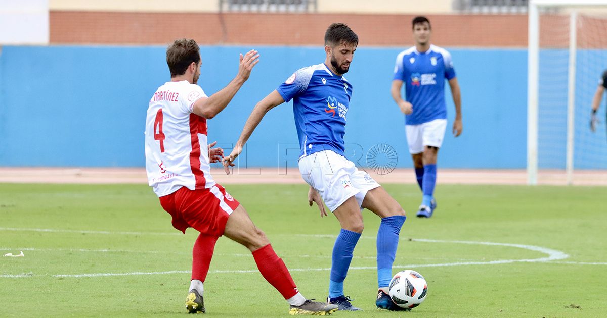 José Antonio González, jugador de la UD Melilla: “Este inicio nos está dando mucha confianza”