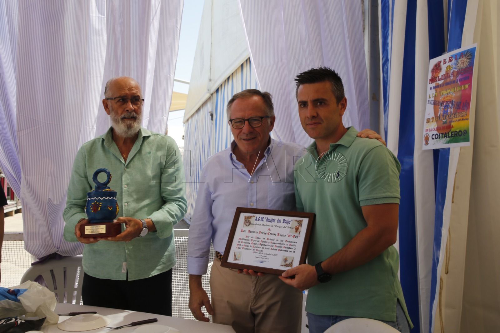 "El Goy" recibe el premio anual que conceden los "Amigos del Botijo"