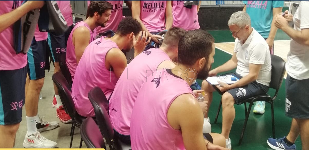 Óscar Lata, entrenador del Melilla BC: "Las sensaciones están siendo positivas"