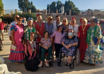 Los mayores del centro 'Gota de Leche' agradecen las actividades de la Feria