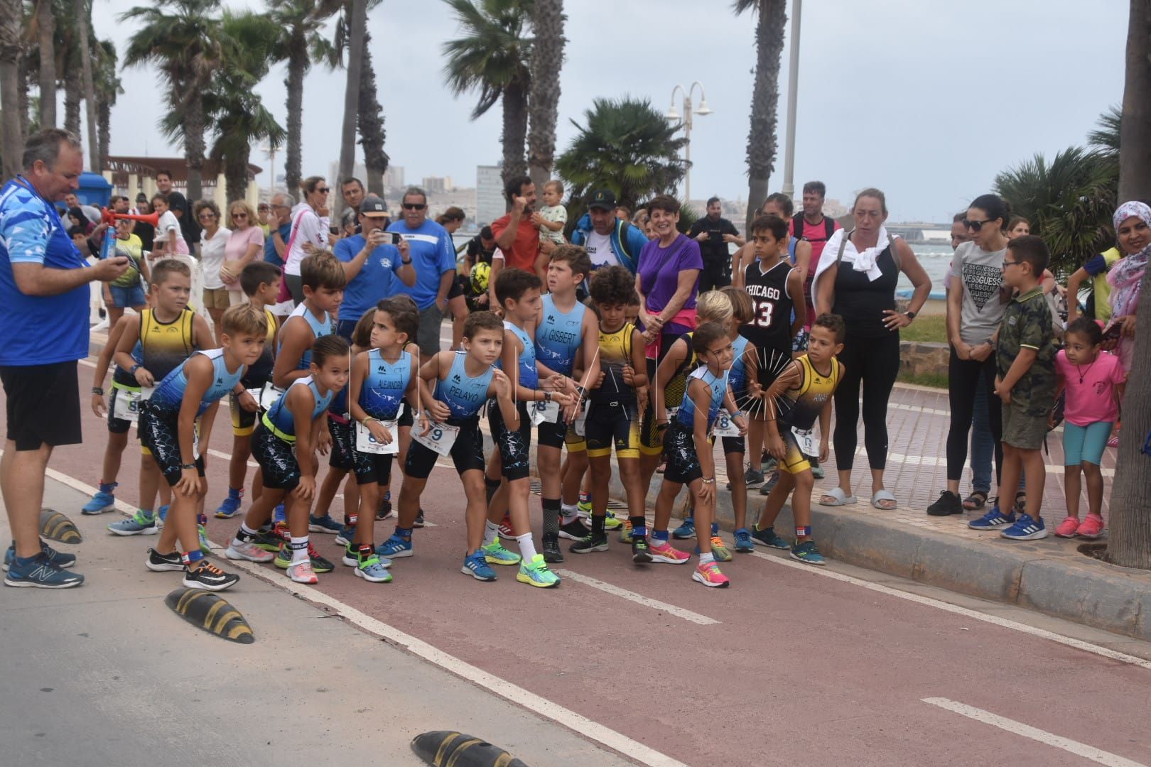 Álvaro Martínez y Lidia Castillo se llevan el triunfo en el Triatlón Día de Melilla