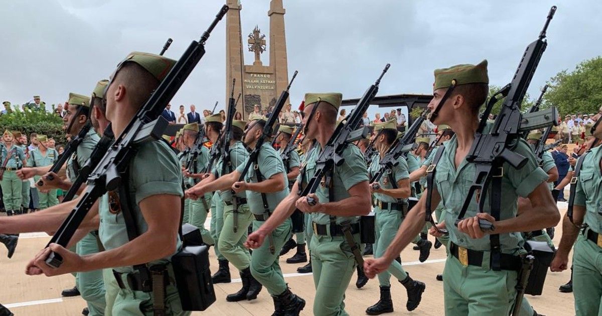 Valores legionarios, sagrario de la Patria