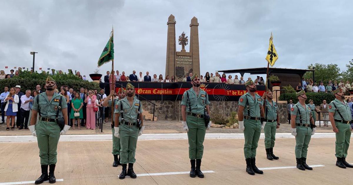 La Legión celebra en Melilla su CII aniversario