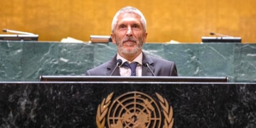 Marlaska en la ONU. Foto: interior.gob.es