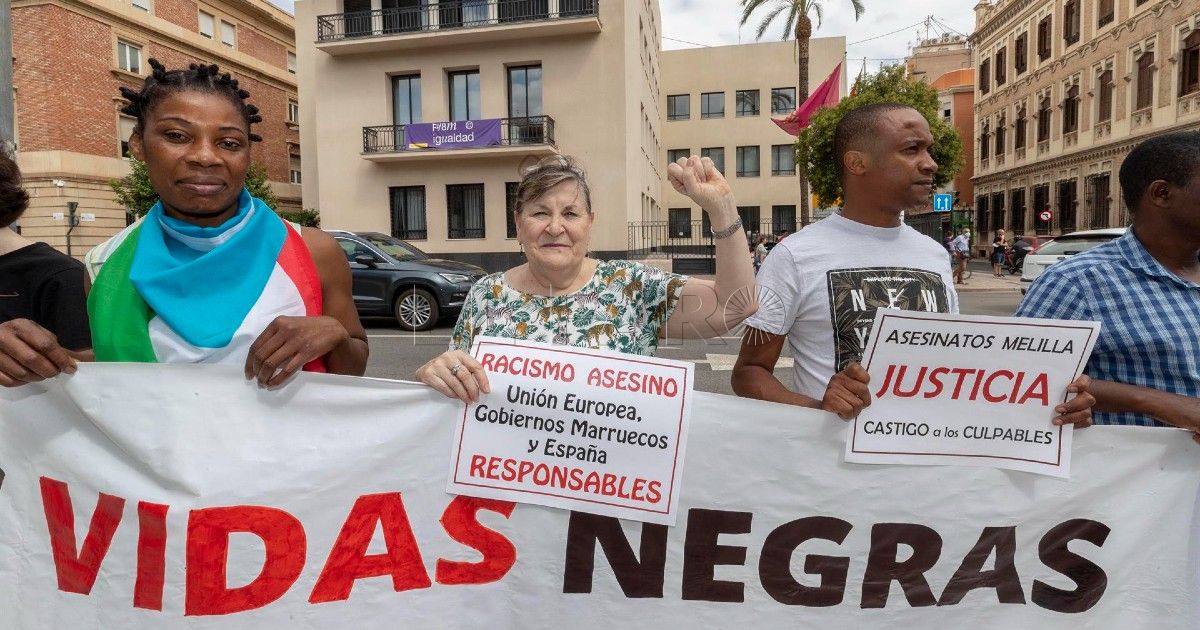 Decenas de personas denuncian el "racismo asesino" de la UE, España y Marruecos