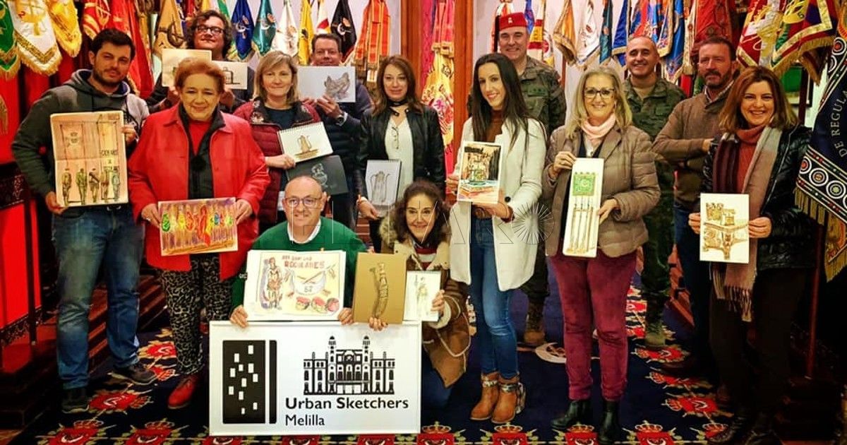 Los Urban Sketchers de Melilla retoman su actividad este sábado