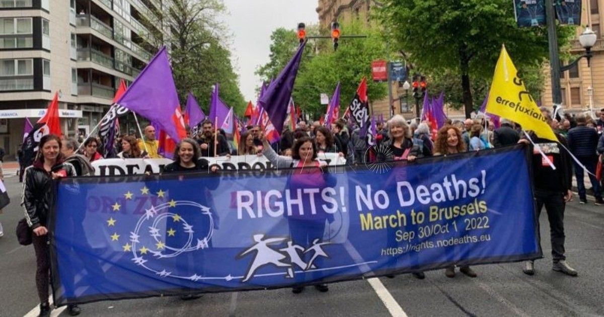 La Marcha a Bruselas denuncia las muertes en las fronteras de Europa