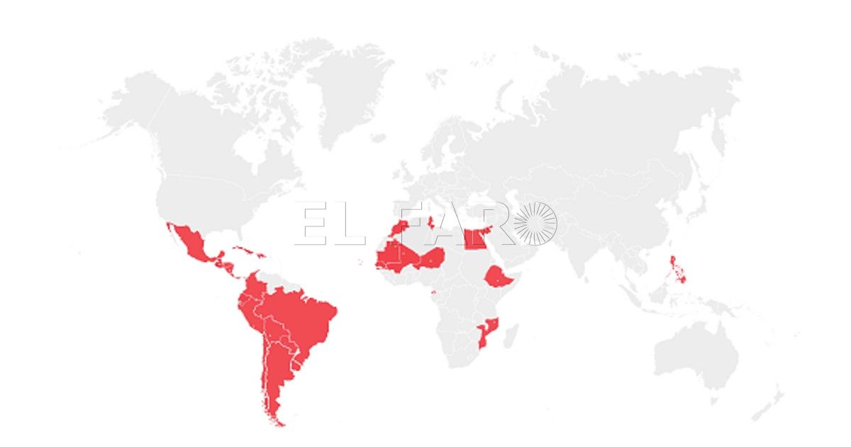 La Agencia Española de Cooperación corrige un mapa de su web y separa al Sáhara de Marruecos