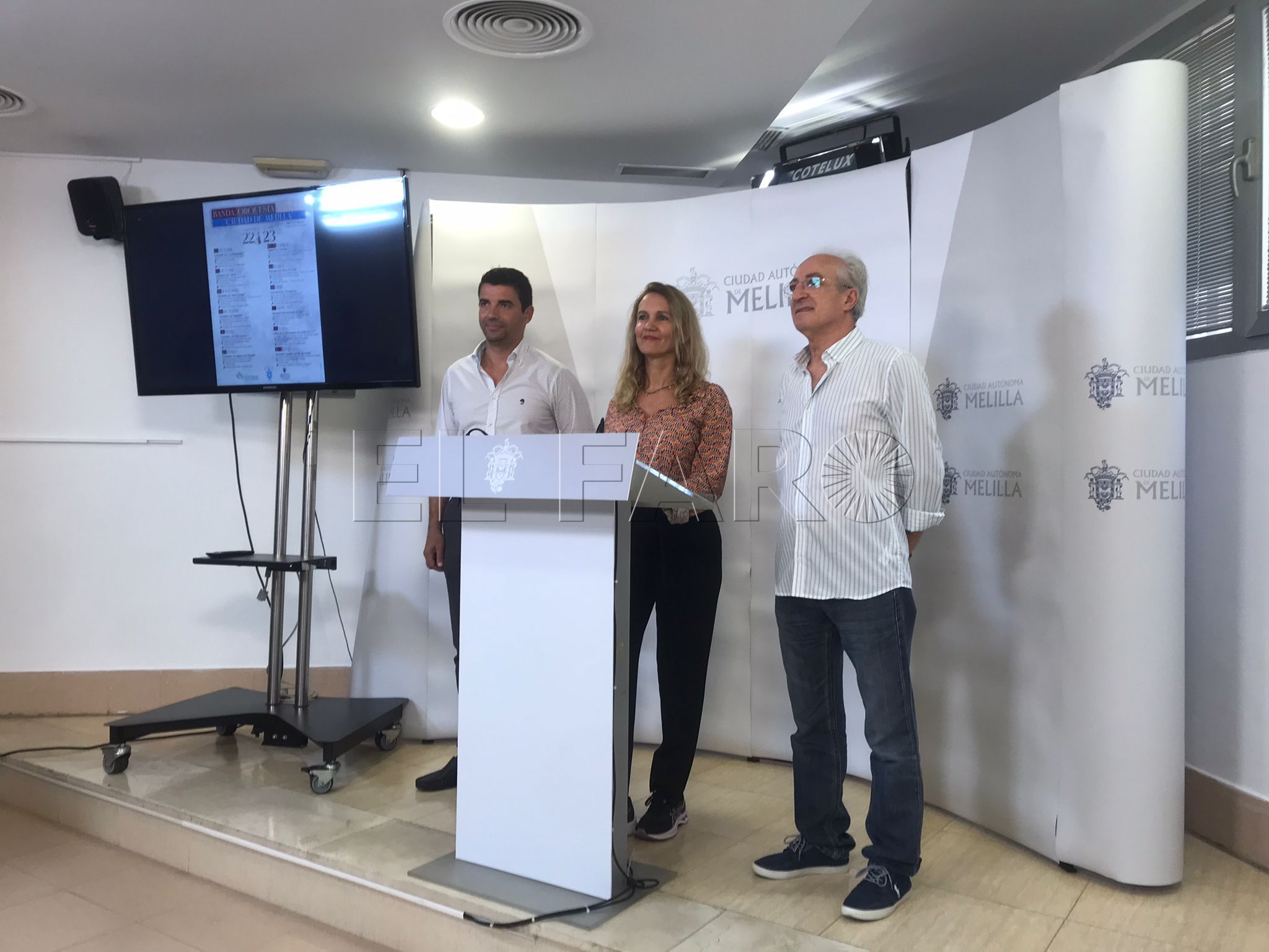 Presentada la temporada completa de la banda, orquesta y coro de Melilla