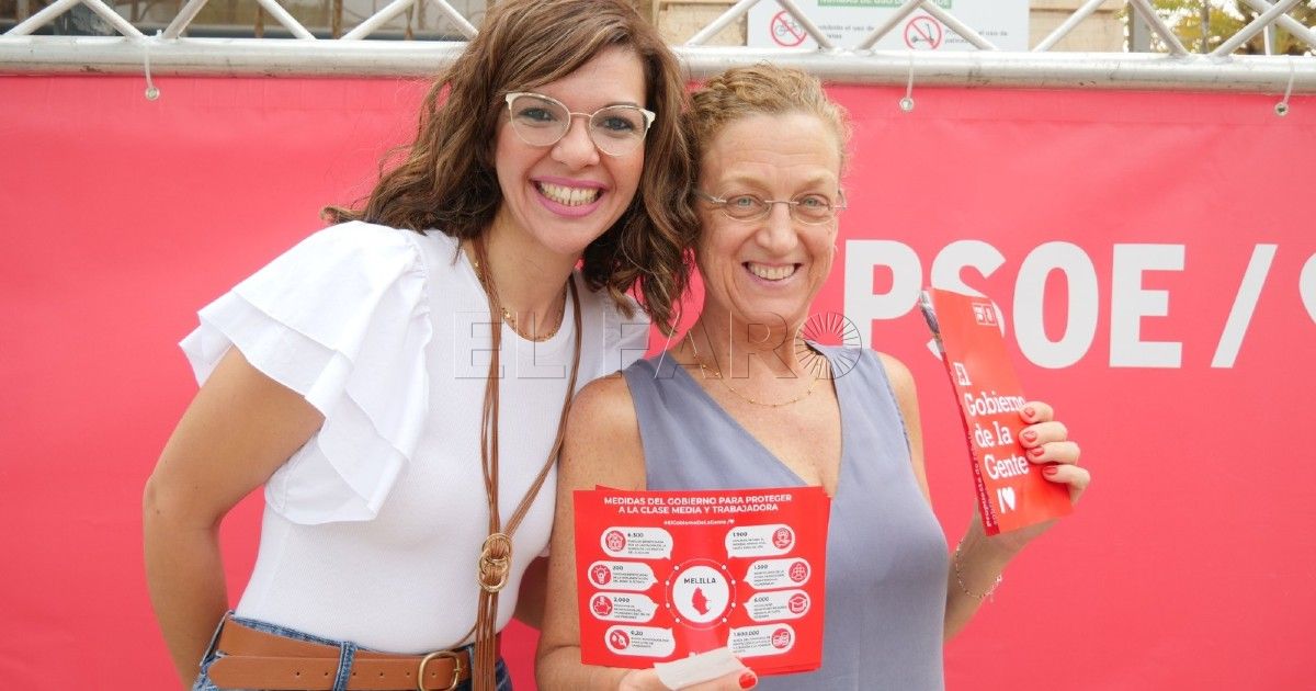 La delegada del Gobierno destaca que "Gloria Rojas es la mejor candidata para el PSOE"