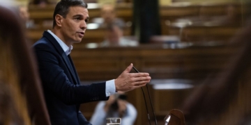 Comparecencia de Pedro Sánchez en el Congreso. Foto: Congreso de los Diputados.
