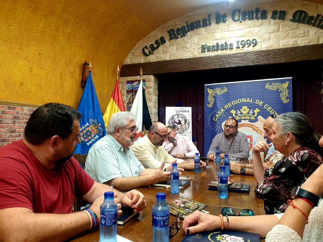 Reunión antoniana en la Casa de Ceuta en Melilla
